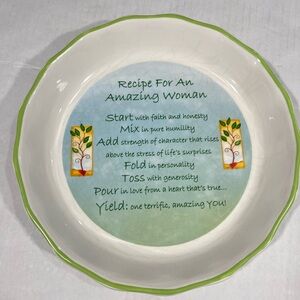 ABBEY PRESS DECORATIVE PIE DISH